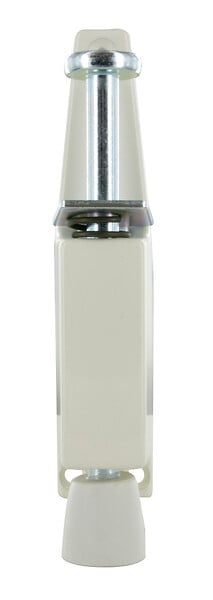 CIME - Arret de porte a pedale a visser - Acier - Blanc - H130mm - large
