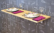 CIME - Console équerre rabattable gain de place CIME acier blanc 300x130mm - vignette