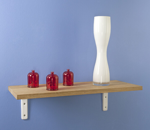 CIME - Console équerre moderne CIME 125x150mm acier blanc - large