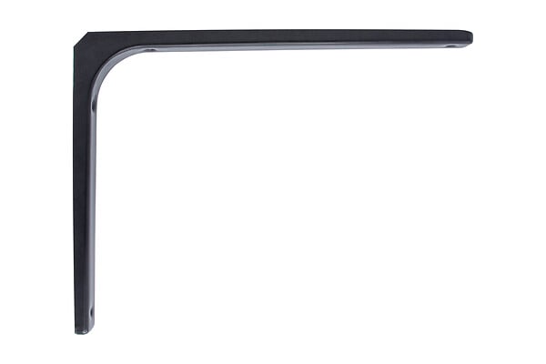 CIME - Console équerre moderne CIME 200x250mm acier noir - large