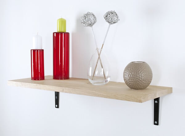 CIME - Console équerre moderne CIME 125x150mm acier noir - large