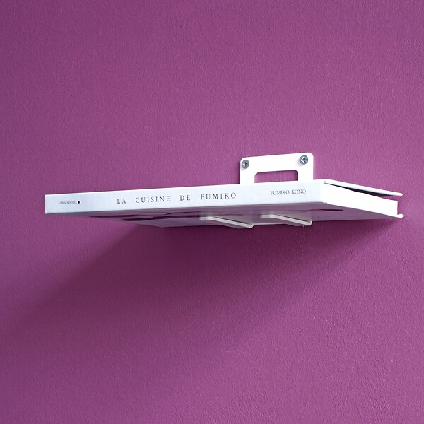 CIME - Console équerre à visser fly Book CIME 73x80x90mm acier blanc - large