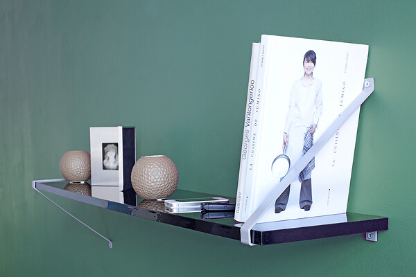 CIME - Console recto verso small CIME 180x210mm acier gris - large