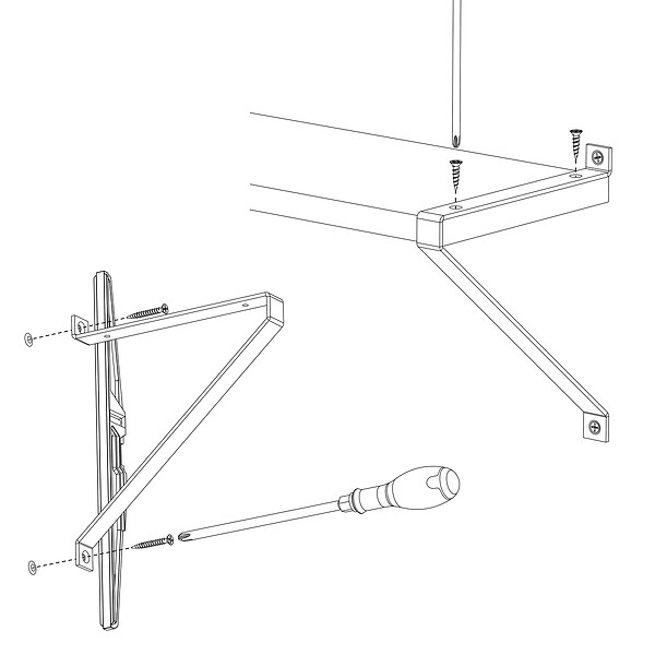 CIME - Console recto verso small CIME 180x210mm acier gris - large