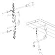 CIME - 2 consoles equerres filaire vestiaire - Noir - 35x250x200mm - vignette