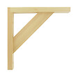 CIME - Console équerre décorative CIME pin naturel 290x290mm - vignette