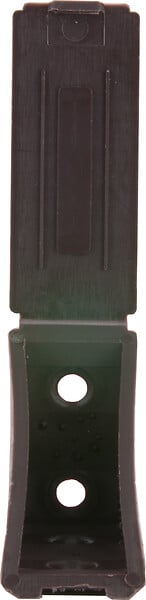 CIME - Taquet équerre haut CIME 40x40x23mm plastique brun - large