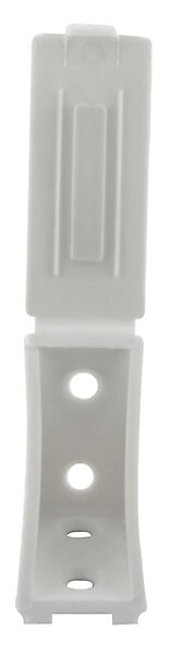 CIME - Taquet équerre haut CIME 40x40x23mm plastique blanc - large