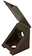 CIME - Taquet équerre simple CIME 22x22x23mm plastique brun - vignette