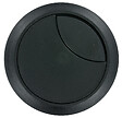 CIME - Passe câble diamètre 60 mm hauteur 25 mm plastique noir - CIME - vignette