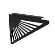 CIME - 2 consoles equerre soleil - Noir - 156x206mm - vignette