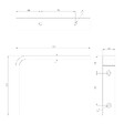 CIME - Lot de 2 consoles équerres swing CIME 120x150mm aluminium - vignette