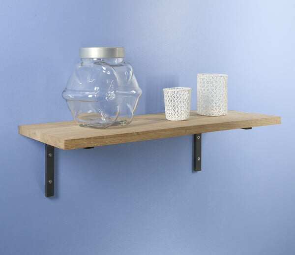 CIME - Console équerre moderne CIME 150x200mm acier gris - large