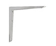 CIME - Console équerre carrée CIME acier époxy blanc 250x250mm - vignette
