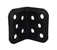CIME - Equerre d'angle multi-trou 90 degres - Noir mat - 40x30x30mm - vignette