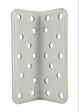 CIME - Equerre large d'assemblage multi-trou - Blanc - 100x40x40mm - vignette
