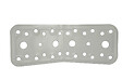 CIME - Equerre d'angle multi-trou 135 degres - Blanc - 90x90x65mm - vignette