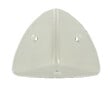 CIME - Coin de valise 3 faces CIME 45x45x45mm acier époxy blanc - vignette