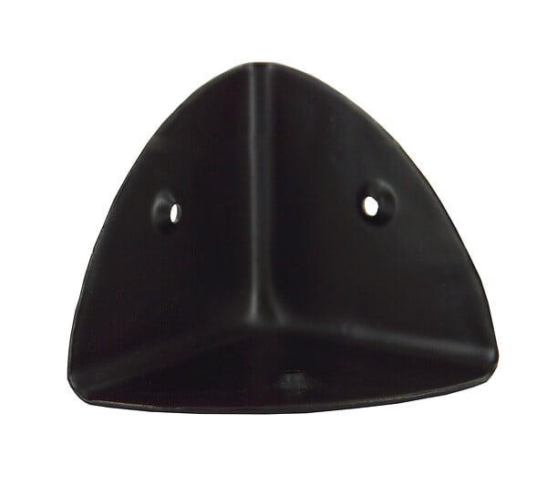CIME - Coin de valise 3 faces CIME 45x45x45mm acier époxy noir satiné - large