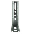 CIME - Equerre nervurée droite CIME 30x100x65x1,5mm acier galvanisé - vignette