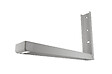 CIME - Lot de 2 consoles équerres CIME 200x290 à 460mm acier blanc - vignette
