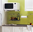 CIME - Lot de 2 consoles équerres CIME 200x290 à 460mm acier blanc - vignette