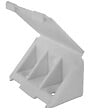 CIME - Taquet équerre CIME 23x23x43mm plastique blanc x12 - vignette