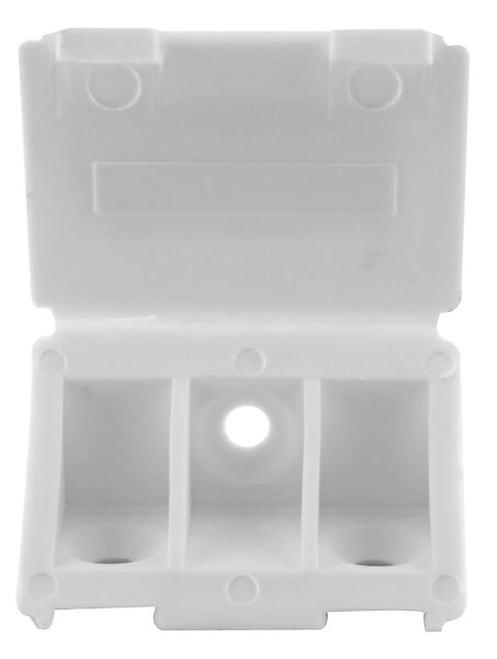 CIME - Taquet équerre CIME 23x23x43mm plastique blanc x12 - large