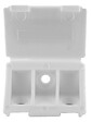 CIME - Taquet équerre CIME 23x23x43mm plastique blanc x12 - vignette