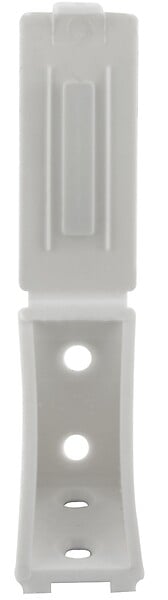CIME - Taquet équerre haut plastique blanc - x12 - H.40xL.23xP.40mm - large