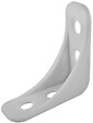 CIME - Équerre d'assemblage en plastique - Blanc - x12 - 40x40x16mm - vignette