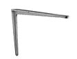 CIME - Console équerre charge lourde CIME aluminium gris 350x400mm - vignette