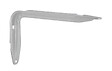 CIME - Console équerre CIME acier époxy blanc 230x150x35mm - vignette
