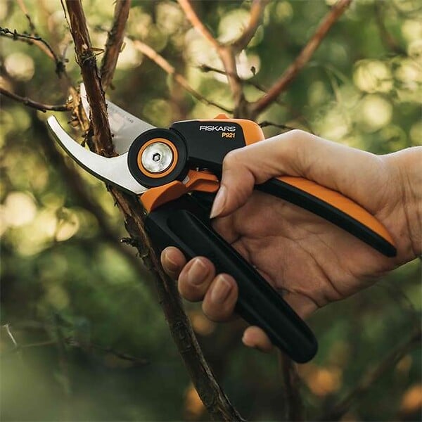 FISKARS - Sécateur X-series? P921 lame franche Ø 26 mm - à crémaillère - poignée tournante - moyenne main - large