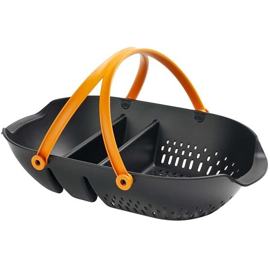 FISKARS - Panier de récolte jardin Plus en plastique - 61 x 39 x 13 cm - large