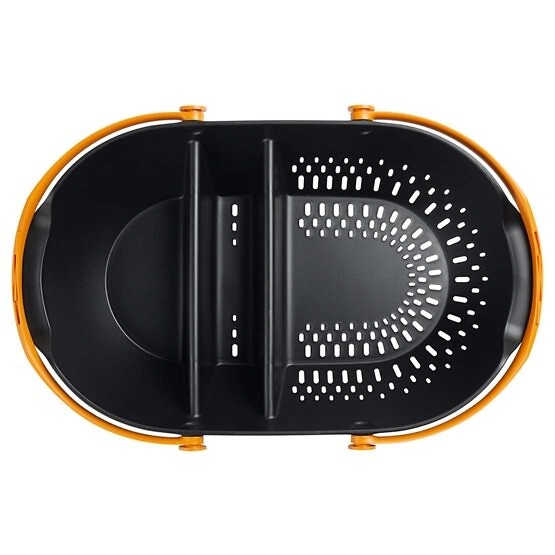 FISKARS - Panier de récolte jardin Plus en plastique - 61 x 39 x 13 cm - large