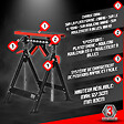 BRICK - Treteau telescopique a rouleaux max 200kg - vignette