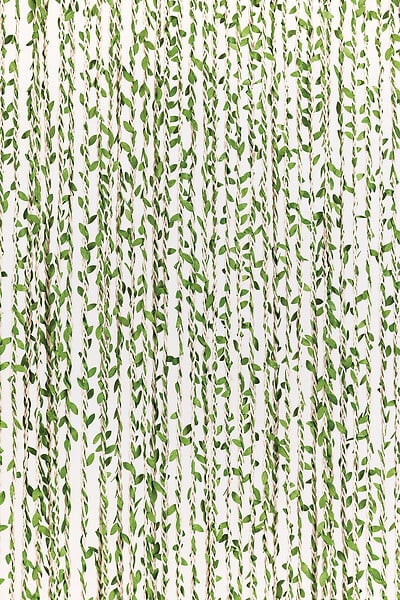 MOREL - Rideau de porte tresses de papier - 90x200cm - large