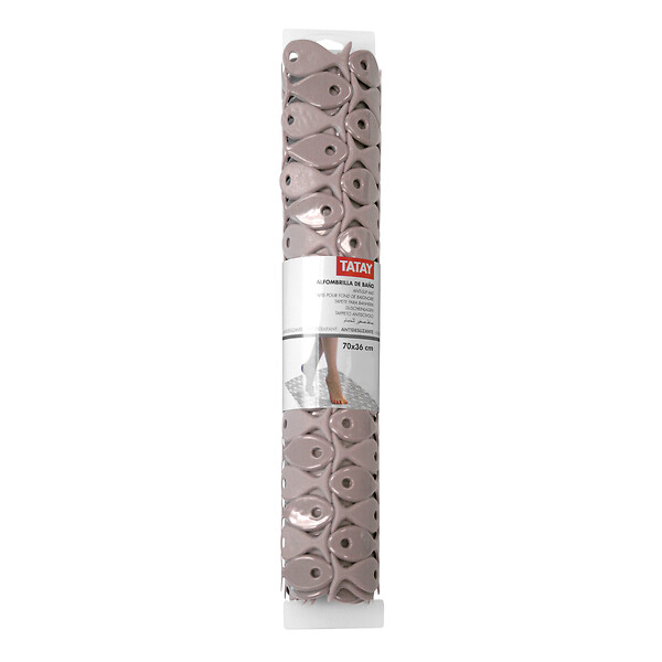 TATAY - Tapis antidérapant Piscis - Vison opaque - L.70xl.36cm - large