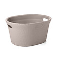 TATAY - Panier à linge TATAY 35L baobab taupe - vignette