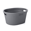 TATAY - Panier à  linge TATAY 35L baobab gris anthracite - vignette