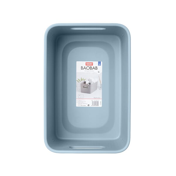 TATAY - Corbeille de Rangement TATAY 5L Baobab Bleu - large