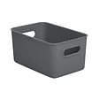 TATAY - Corbeille de rangement TATAY 5L baobab gris anthracite - vignette