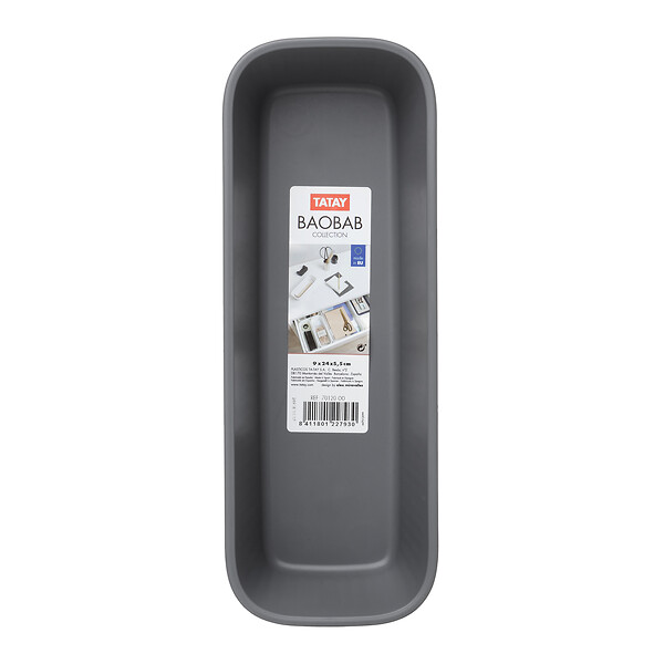 TATAY - Organiseur TATAY slim baobab gris anthracite - large