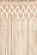 MOREL - Rideau macramé Bohème 90x200 cm - vignette
