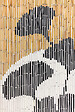 MOREL - Rideau de porte bambou Ginkgo - H.200xL.90cm - vignette