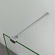 AICA SANITAIRE - Paroi de douche 60x200cm avec barre de fixation 90cm avec grande pince, profilé en chromé, AICA paroi de douche à l'italienne en 8mm verre anticalcaire et securit - vignette