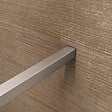 AICA SANITAIRE - Paroi de douche sablé 140x200cm avec barre de fixation 90cm en carré, paroi de douche à l'italienne en 8mm verre dépoli et anticalcaire - vignette