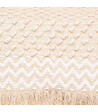 ATMOSPHERA - Coussin déhoussable Jacquard sable 30 x 50 cm - vignette
