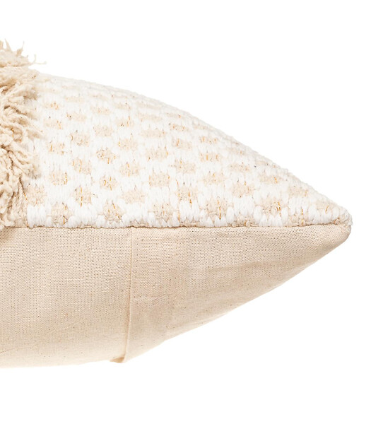 ATMOSPHERA - Coussin déhoussable en Coton Jacquard motif en relief 40 x 40 cm - large